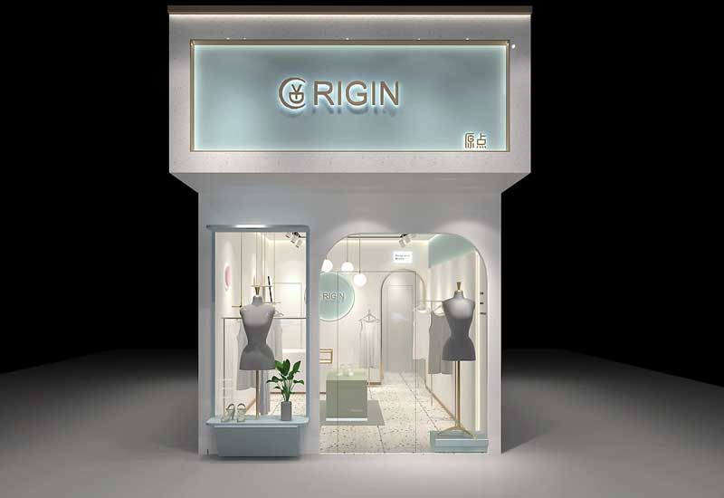 42平米中牟女裝專賣店裝修設(shè)計(jì)效果圖